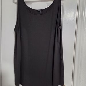 Eileen Fisher Charcoal Tank Top